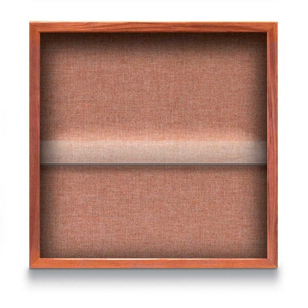 Outdoor Enclosed Combo Board, 48"x36", Bronze Frame/Black & Rubber